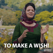 To Make A Wish Dawn Bradfield GIF - To Make A Wish Dawn Bradfield Close Your Eyes And Make A Wish GIFs