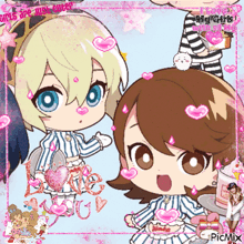 a picture of a girl and a boy with the words " girls are high cute " on it