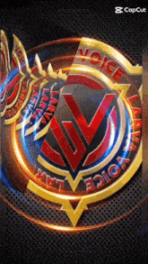 a picture of a logo that says lara voice on it