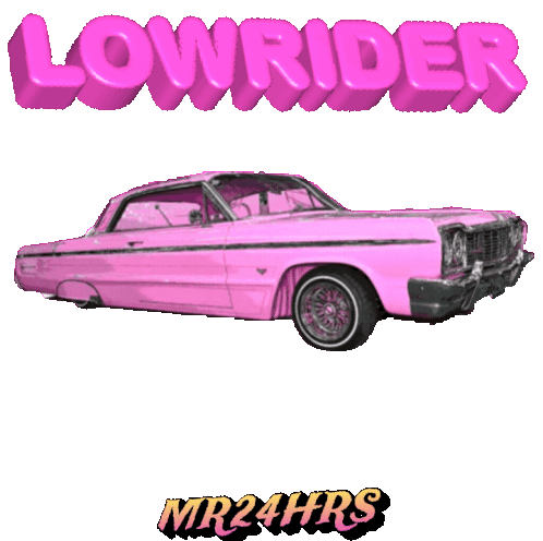 Mr24hrs Lowride Sticker - Mr24hrs Lowride Lowrider Stickers