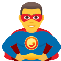 Man Superhero People Sticker - Man Superhero People Joypixels Stickers