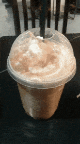 Starbucks Caramel Ribbon Crunch Frappuccino GIF