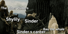 the other vtubers shylily sinder and bao the whale sinder 's career