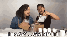 Grind It Reading GIF - Grind It Reading Instruction GIFs