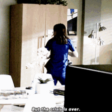Greys Anatomy Amelia Shepherd GIF - Greys Anatomy Amelia Shepherd But The Crisis Is Over GIFs