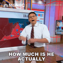 How Much Is He Actually Winning Back Steve Kornacki GIF - How Much Is He Actually Winning Back Steve Kornacki Msnbc GIFs
