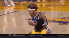 oubre blow kiss technical foul warriors lakers