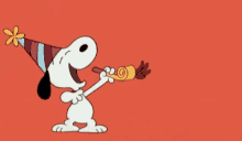 Wooooo GIF - Snoopy Party Celebration GIFs