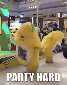 Party Hard Party Time GIF - Party Hard Party Time Bananas GIFs