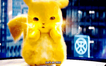 Detective Pikachu Lets Do This GIF