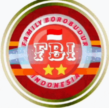 a red circle with the word fbi in the middle