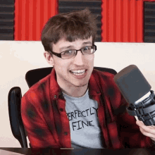 Chris Ray Gun Deal With It GIF - Chris Ray Gun Deal With It Recording GIFs