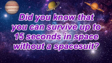 Did You Know Space Fact GIF - Did You Know Space Fact Science Fact GIFs