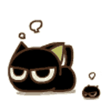 Cat Black Cat GIF - Cat Black Cat Chat GIFs