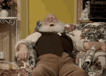 uncle albert tired relax exhausted