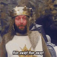 Run Away GIF - Run Away Monty Python GIFs