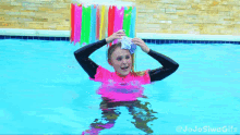 Jojo Siwa Pool GIF - Jojo Siwa Pool Water GIFs