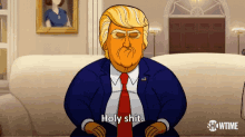 holy shit shit surprised good surprise our cartoon president