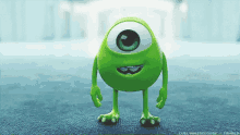Young Mike. GIF - Monsters University Mike Wazowski Cute GIFs