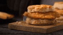 Bojangles Cajun Filet Biscuit GIF - Bojangles Cajun Filet Biscuit Chicken Biscuit GIFs