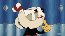 Let Me Think Cuphead GIF