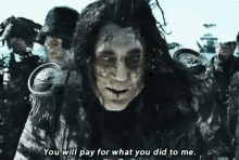 You Will Pay For This Captain Salazar GIF - You Will Pay For This Captain Salazar Pirates Of The Carribean GIFs