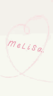 Name Melisa GIF - Name Melisa Heart GIFs