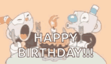 Happy Birthday Cuphead GIF - Happy Birthday Cuphead Mugman GIFs