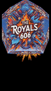a colorful graphic that says the royals 606