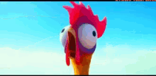Moana Chicken GIF - Moana Chicken Screaming GIFs