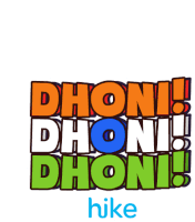 Dhoni Hike Sticker