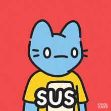 Cool Cats Blue Cat GIF - Cool Cats Blue Cat Sus GIFs