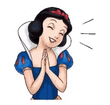 Snow White Clapping GIF - Snow White Clapping Happy GIFs