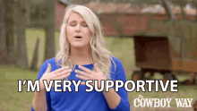 Im Very Supportive Kaley Thompson GIF - Im Very Supportive Kaley Thompson The Cowboy Way GIFs
