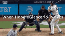 Hoodie Giancarlo Tweets GIF - Hoodie Giancarlo Tweets Yankees GIFs