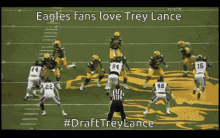 Eagles Trey Lance GIF - Eagles Trey Lance Eagles Fans GIFs