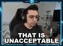 That Is Unacceptable Nightblue3 GIF - That Is Unacceptable Nightblue3 Nightblue3vods GIFs