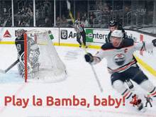 Play La Bamba Baby Edmonton Oilers GIF - Play La Bamba Baby Edmonton Oilers Playoffs Hockey GIFs