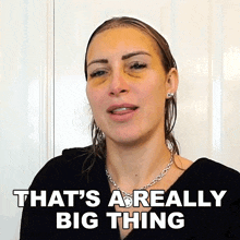 That'S A Really Big Thing Tracy Kiss GIF - That'S A Really Big Thing Tracy Kiss That'S A Huge Deal GIFs