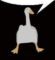 Goose Dancing Sticker