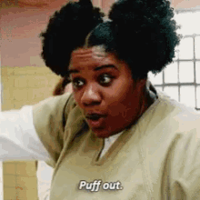 Puff Out Black GIF - Puff Out Black Cindy GIFs