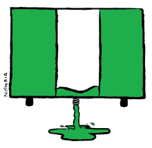 downsign green white green nigeria nigeria independence day liquid