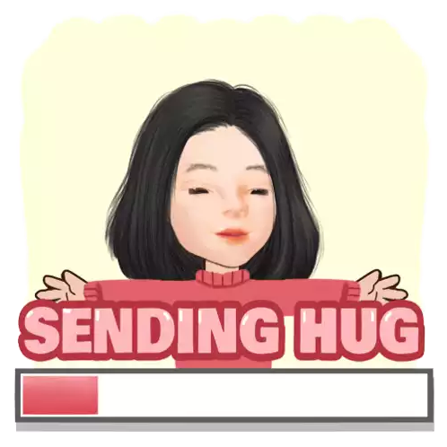 Jagyasini Sending Hugs Sticker - Jagyasini Sending Hugs Sending Stickers