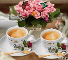 صباحالخير Coffee GIF - صباحالخير Coffee Flowers GIFs