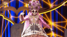 aww the masked singer gee thanks skeleton flattered