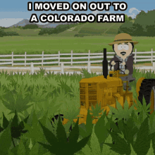 I Moved On Out To A Colorado Farm Randy Marsh GIF - I Moved On Out To A Colorado Farm Randy Marsh South Park GIFs