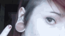 Earlobe Stretched Ear GIF - Earlobe Stretched Ear Gauges GIFs