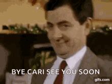 Mr Bean Rowan Atkinson GIF - Mr Bean Rowan Atkinson Bye Cari GIFs