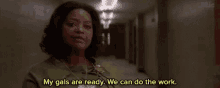 Octavia Spencer Ready GIF - Octavia Spencer Ready We Can Do The Work GIFs
