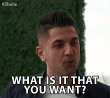 What Is It That You Want Questioning GIF - What Is It That You Want Questioning Demand GIFs